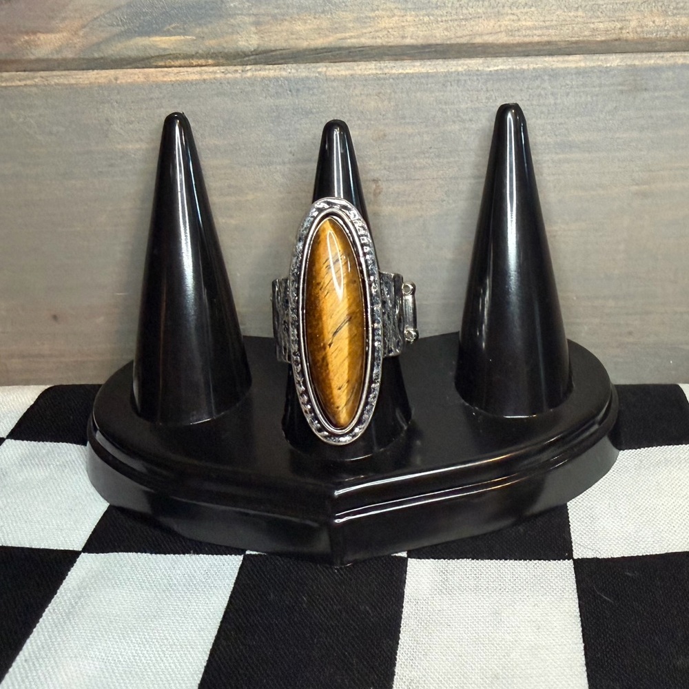 Tiger’s Eye Stretch Ring